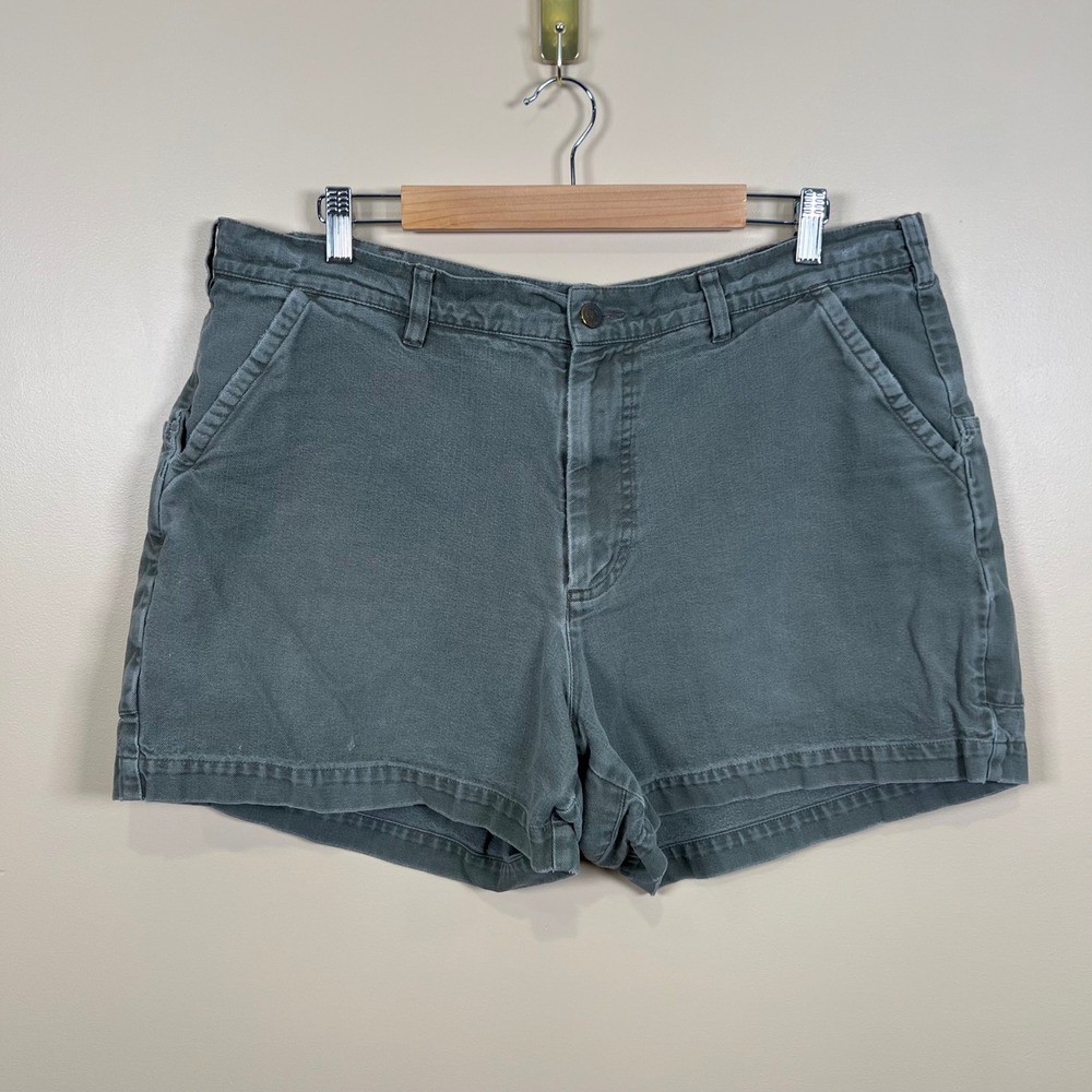Patagonia Stand Up Shorts Mens 38 Gray Regular Fit Organic Cotton Canvas Utility